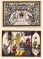 Doebeln 50 Pfennig 8 Pieces Notgeld Set, 1921, Mehl #277.1a, UNC