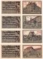 Aschersleben 25-75 Pfennig 4 Pieces Notgeld Set, 1921, Mehl #50.3, UNC