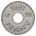 Fiji 1 Penny Coin, 1936, KM #2, Mint, King George V