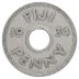 Fiji 1 Penny Coin, 1934, KM #2, VF-Very Fine, King George V