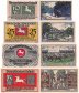 Braunschweig 10-75 Pfennig 4 Pieces Notgeld Set, 1921, Mehl #155.3, UNC