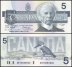 Canada 5 Dollars Banknote, 1986, P-95e, UNC