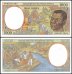 Central African States - Congo 1,000 Francs Banknote, 1999, P-302Ff, UNC