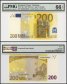 European Union - Germany 200 Euros Banknote, 2002, P-19x, Prefix X, PMG 66