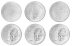 Egypt 10 - 50 Pounds, 3 Piece Silver Coin Set, 2018, Centennial of President Gamal Abdel Nasser