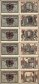 Germany 25 Pfennig Notgeld 6 Piece Set, 1921, UNC