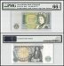 Great Britain 1 Pound, ND 1981-84, P-377b, Queen Elizabeth II, PMG 66