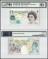 Great Britain 5 Pounds, 2002 - ND 2012, P-391d, Queen Elizabeth II, PMG 65
