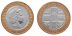 Guernsey 2 Pounds 12g Bimetallic Coin, 1998, KM # 83, Mint, Queen Elizabeth II, Cross