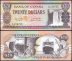 Guyana 20 Dollars Banknote, 1989, P-24d, UNC