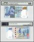 Hong Kong 20 Dollars, 2014, P-212d, HSBC, PMG 66