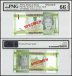 Jersey 1 Pound, ND 2010, P-32s, FD Series, Queen Elizabeth II, Specimen, PMG 66