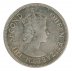 Fiji 1 Shilling Coin, 1957, KM #23, F-Fine, Queen Elizabeth II, Boat