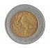 Mexico 5 Pesos Coin, 2008, KM #903, Mint, Commemorative, Ricardo Magon, Coat of Arms