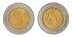 Mexico 5 Pesos Coin, 2009, KM #910, Mint, Commemorative, Pedro Moreno, Coat of Arms
