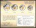 Congo 10-240 Francs Silver Gold Plated, 4 Pieces Coin Set, 2013, Mint