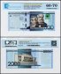 Dominican Republic 2,000 Pesos Dominicanos Banknote, 2014, P-194a, UNC, TAP 60-70 Authenticated