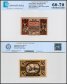 Ottmachau in Schlesien 50 Pfennig Notgeld, 1921, Mehl #1040.1, UNC, TAP 60-70 Authenticated