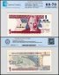 Turkey 1 New Lira Banknote, 2005, P-216, UNC, Prefix A, TAP 60-70 Authenticated