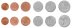 United Arab Emirates - UAE 1 Fils - 1 Dirham, 6 Piece Full Coin Set, 1973-2014, Mint