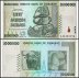 Zimbabwe 50 Million Dollars Banknote, 2008, P-79a.1, UNC