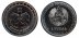 Transnistria 1 Ruble, 4.65 g Nickel Plated Steel Coin, 2016, Mint, Zodiac,Gemini
