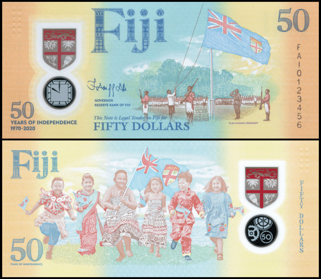 Fiji 50 Dollars, 2020 commemorative banknote