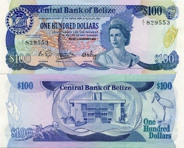 Belize 100 Dollars | 1983 | P-50a |
