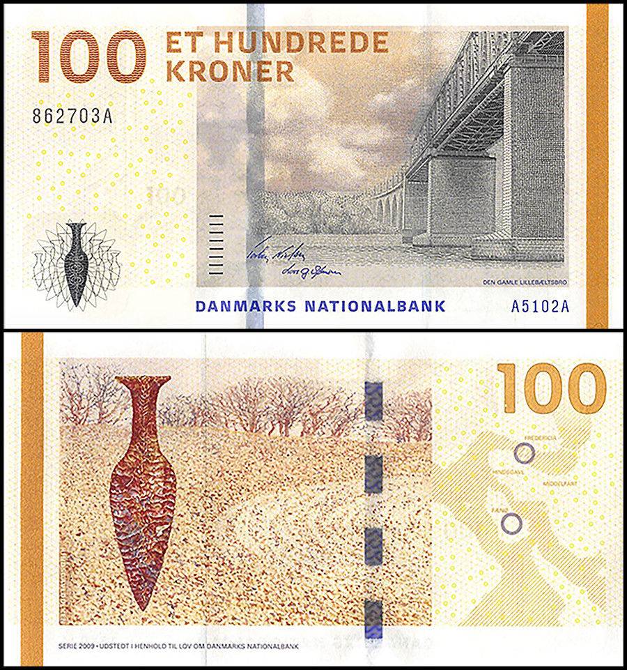 Denmark 100 Kroner | 2010 | P-66b |