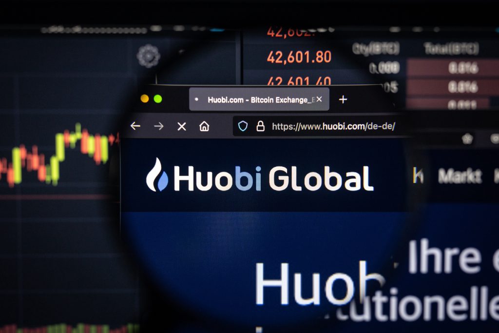 Huobi Global Webpage
