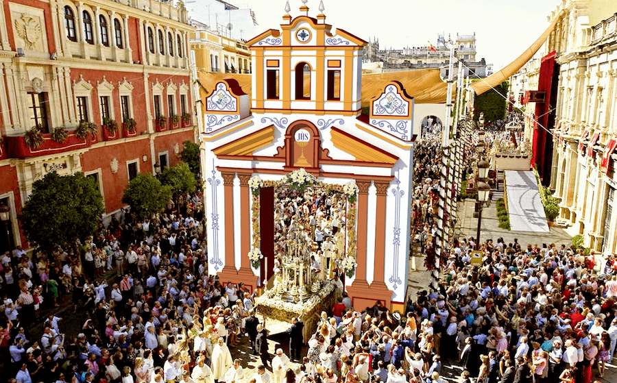 Feast of Corpus Christ In Seville, Spain