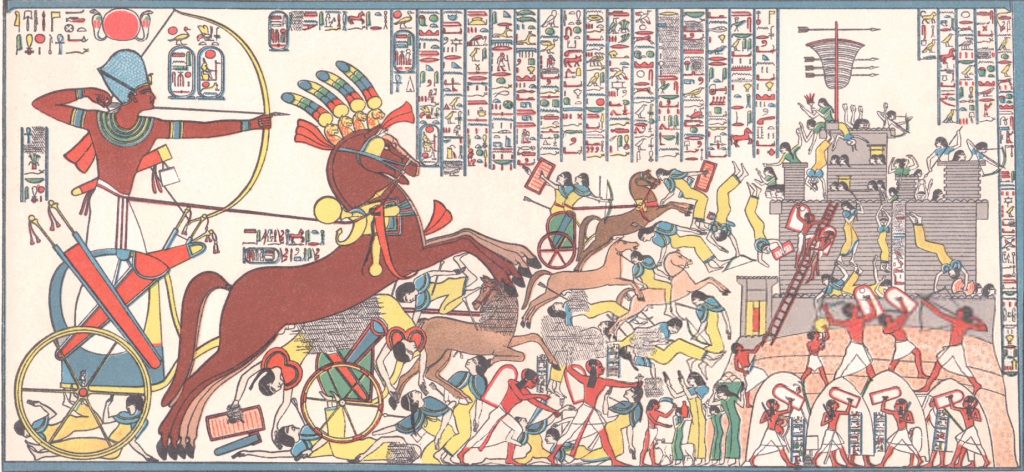 Ramesses II During Battle