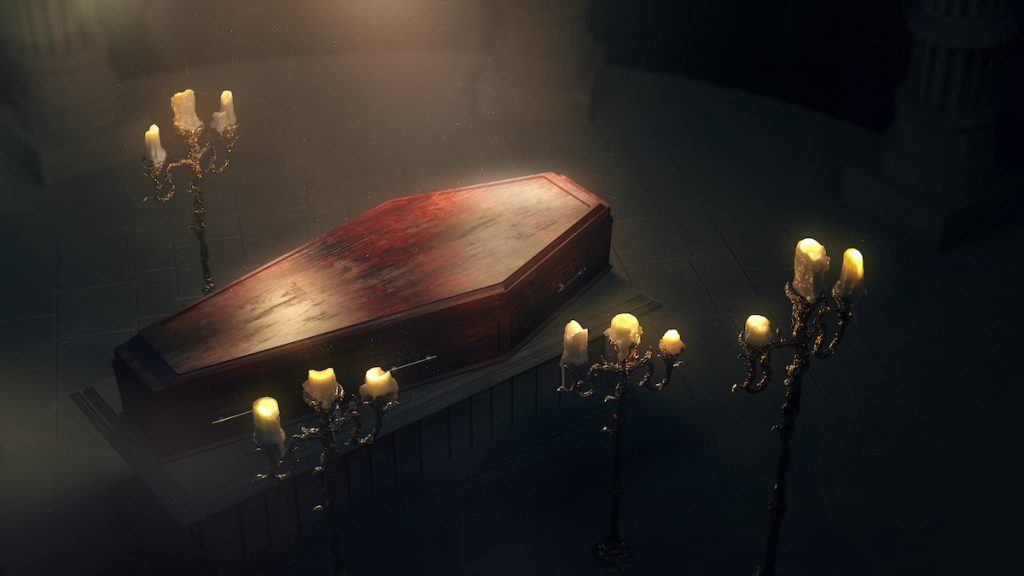 Coffin Usually Associated With Vampires / Dracula