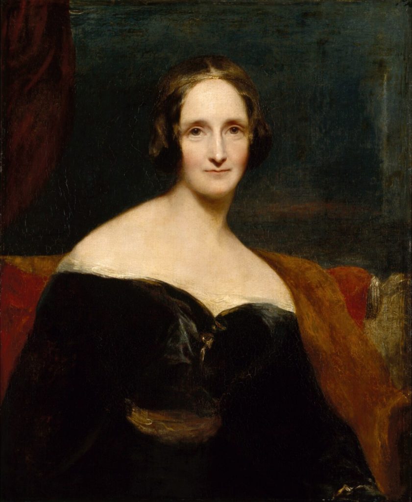 Portrait of Mary Shelley - Author of Frankenstein
