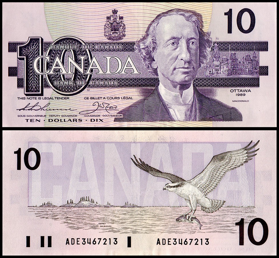 Canada 10 Dollars | 1989 | Birds of Canada Series