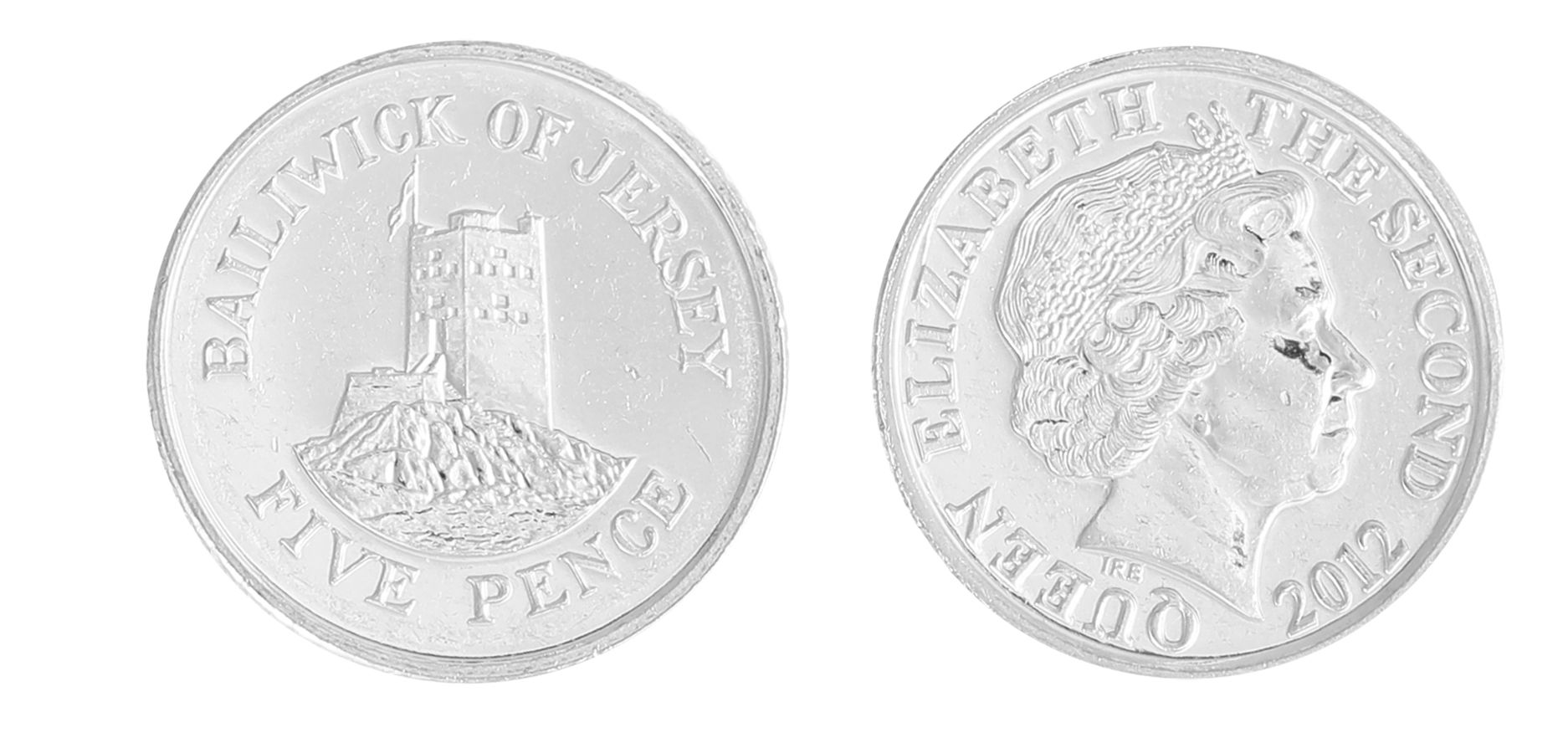 Jersey Set 8 Coins UNC 1 2 Pounds 1998-2009 1 2 5 10 20 50 Pence 