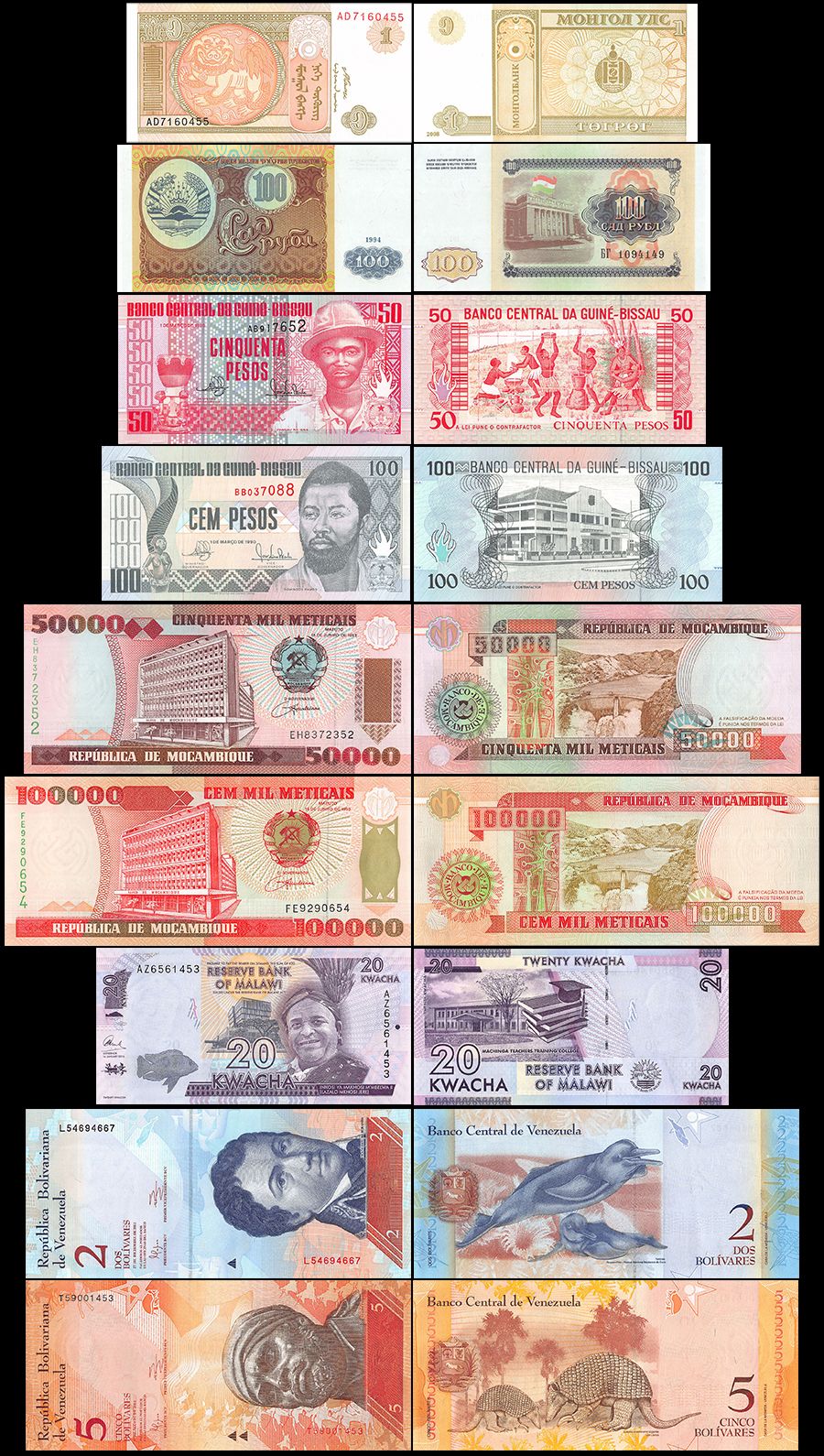 Details about   World Banknotes Issued in 2016  *Multi Variation Listing* All Genuine and UNC 