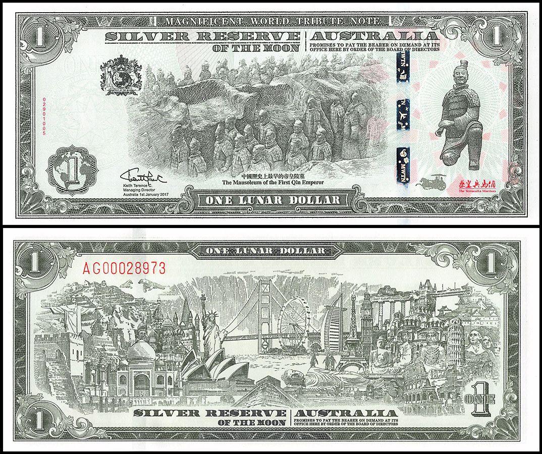 Set 3 PCS UNC 2015 2016 2017 Silver Reserve Australia 2 Lunar Dollars 