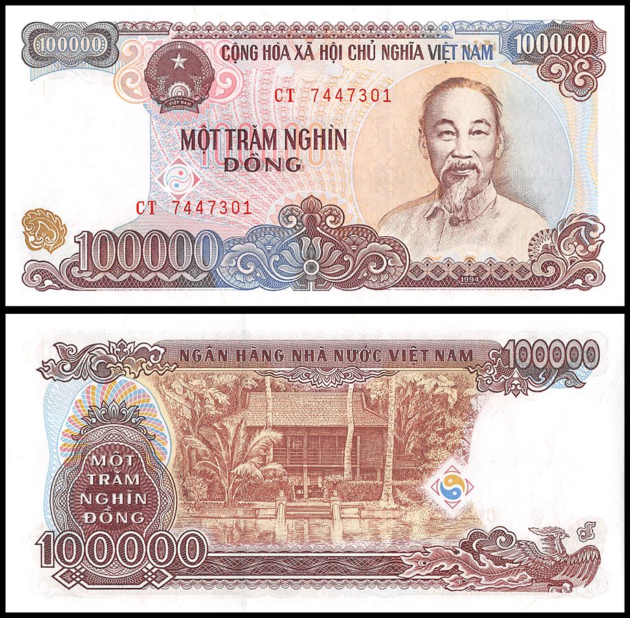 Vietnam BANKNOTE 50000 Dong 1994 UNC 