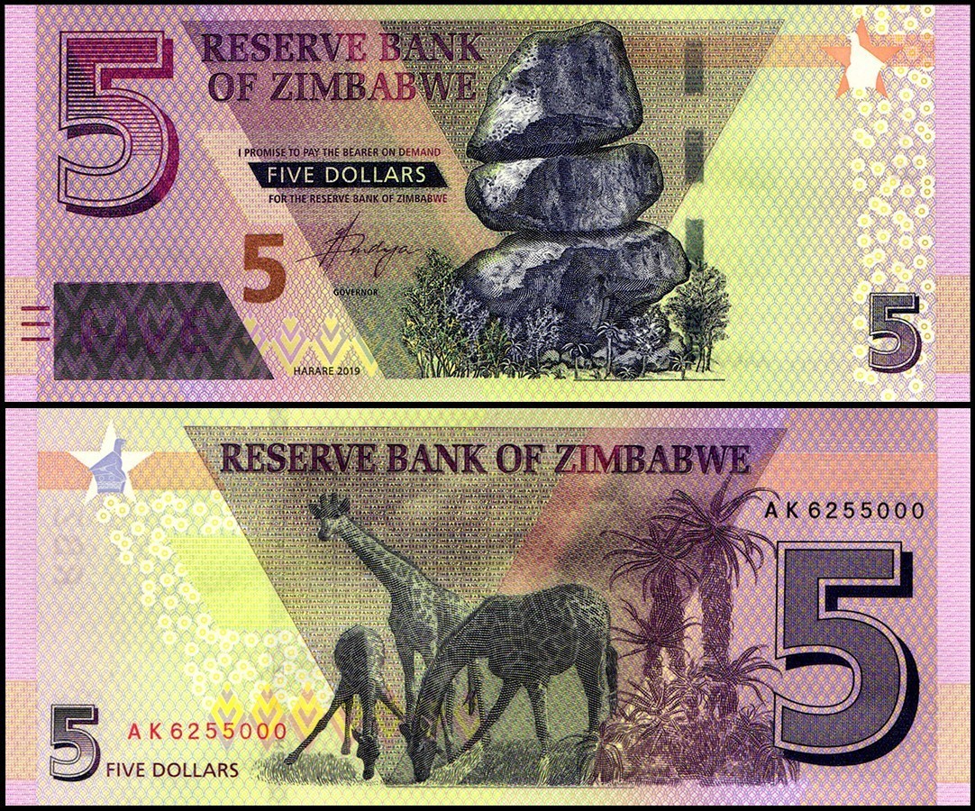 Zimbabwe 50 Dollars 2009 Pick 96 UNC Uncirculated Banknote 