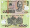 Vietnam 100,000 Dong Banknote, 2015, P-122l, UNC/NEW/USED, Polymer