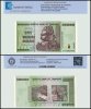 Zimbabwe 50 Trillion Dollar Banknote, 2008, P-90, UNC, TAP Authenticated