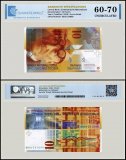 Switzerland 10 Francs Banknote, 2006, P-67b.2, UNC, TAP 60-70 Authenticated