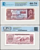 Bolivia 100,000 Pesos Bolivianos Banknote, D. 05.06.1984, P-171a.2, UNC, TAP 60-70 Authenticated