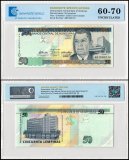 Honduras 50 Lempiras Banknote, 2010, P-94b, UNC, TAP 60-70 Authenticated
