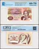 St. Helena 20 Pounds Banknote, 2012, P-13b, UNC, TAP 60-70 Authenticated