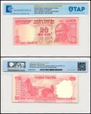 India 20 Rupees Banknote, 2017, P-103aaz, UNC, Plate Letter L, TAP Authenticated