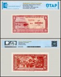 South Vietnam 5 Dong Banknote, 1955 ND, P-13, AU-About Uncirculated, TAP 60-70 Authenticated