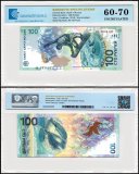 Russia 100 Rubles Banknote, 2014, P-274b, UNC, Commemorative, Prefix aa, TAP 60-70 Authenticated