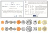 United Kingdom Collection - Royal Mint 1 Penny - 5 Pounds 10 Pieces Proof Coin Set, 1997, KM #935a-977, Mint, Album w/ COA